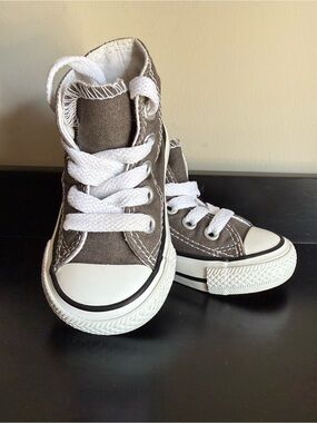 Converse  Baby High Top Sneakers Gray Size 3 Infant